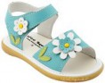 Turquoise Daisy Squeaker Sandal